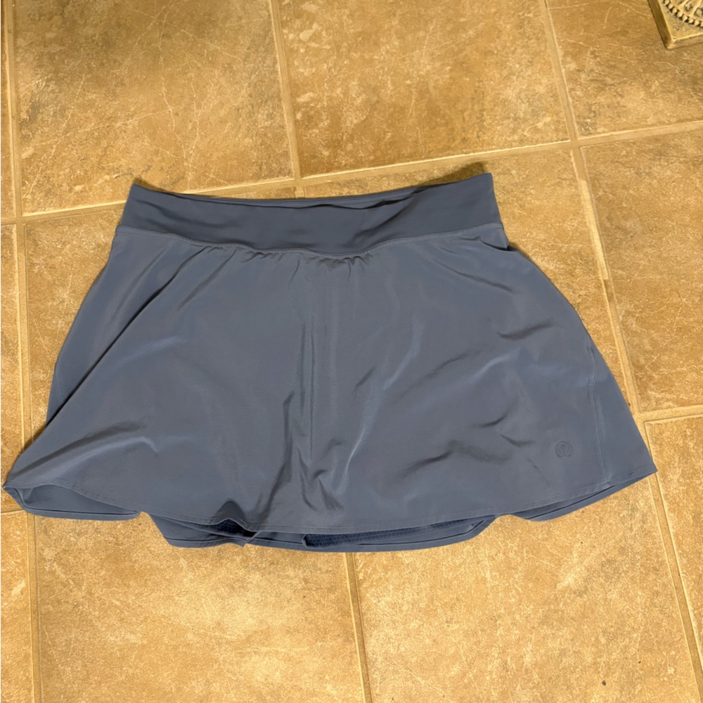 Lululemon Athletica Blue Mini Skater Skirt